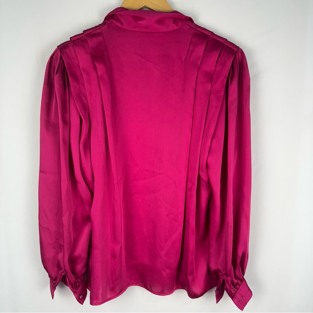 TESS Paris Milano Fuchsia Blouse - Picture 4 of 4